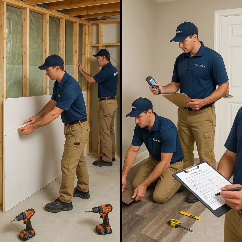 Repairs and Reconstruction process in Lamoni, IA